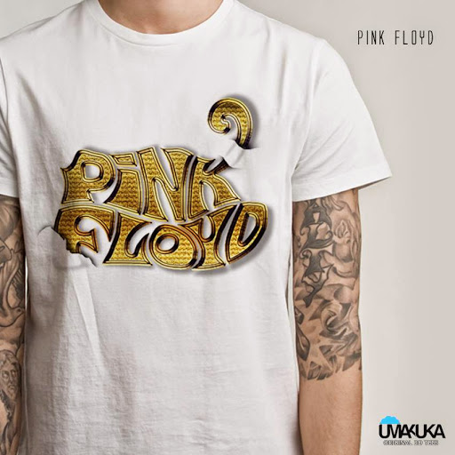 Umakuka Kaos Oblong 3D Pink Floyd